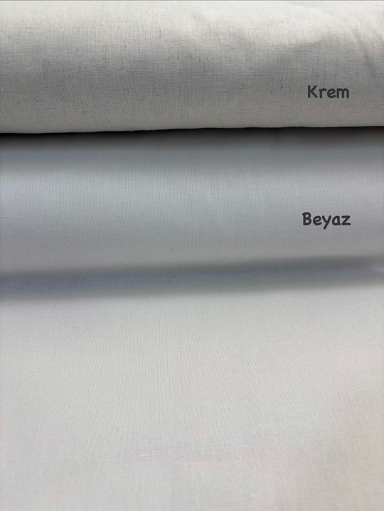 Yonca Ham Amerikan Bezi Beyaz