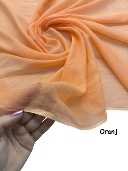 Renkli Tülbent Bezi Oranj