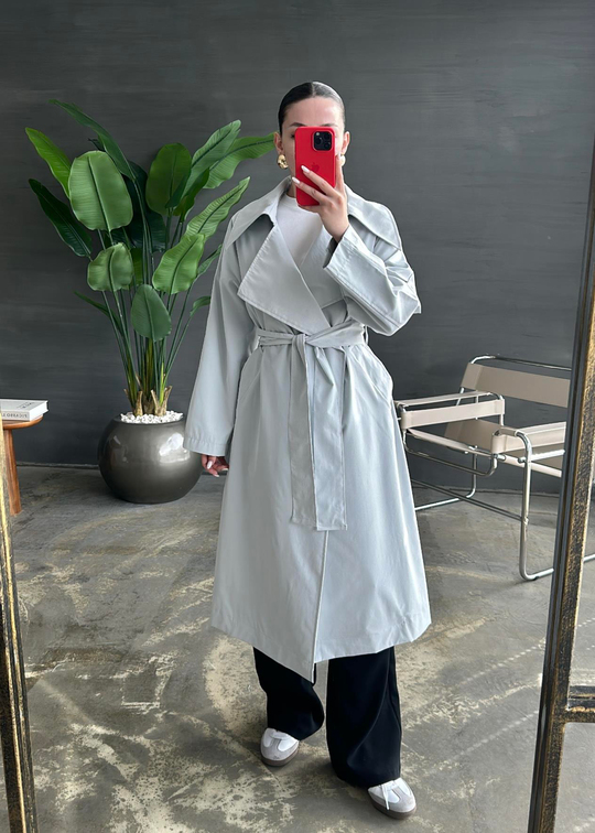 Alixie Trençkot GRİ