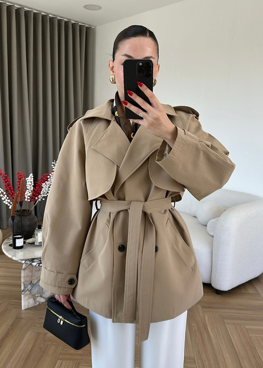 Aller Ara Boy Trençkot CAMEL