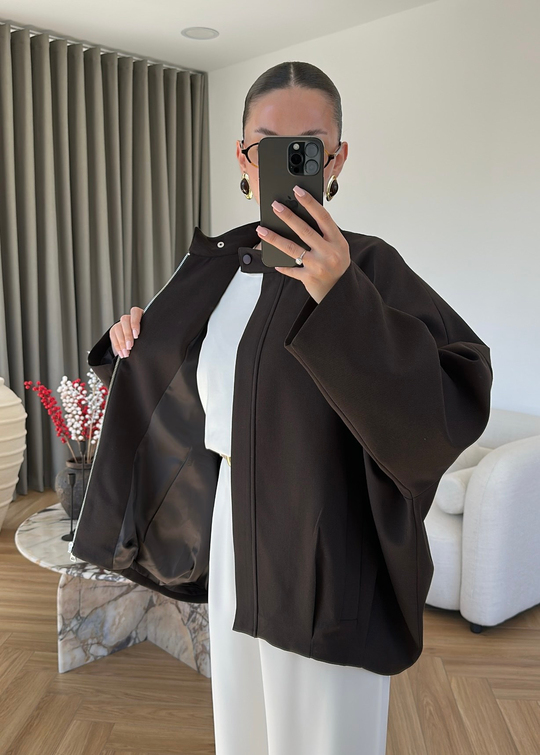 Alven Bomber Ceket ACI KAHVE