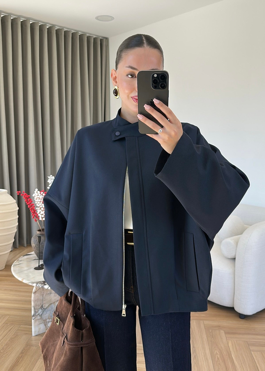 Alven Bomber Ceket LACİVERT