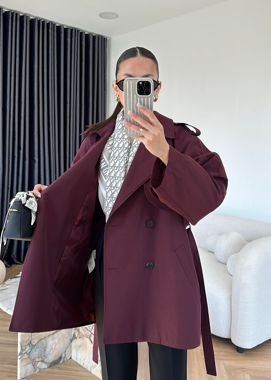 Ara Boy Premium Trençkot BORDO