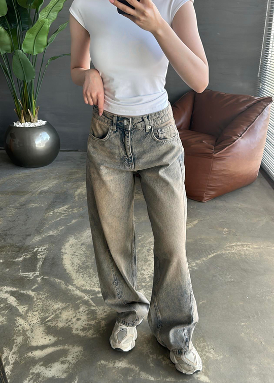 Baggy Jean KAHVE