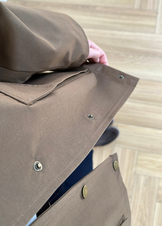 Barbour Kadife Yakalı Mont ACI KAHVE