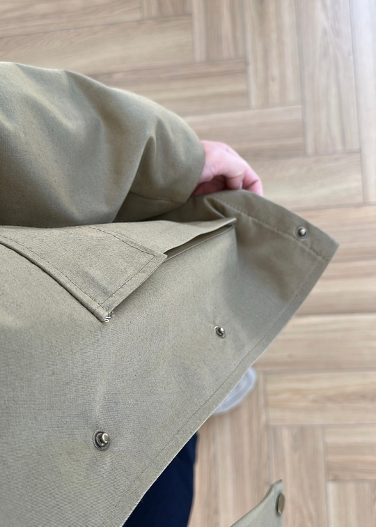 Barbour Kadife Yakalı Mont HAKİ