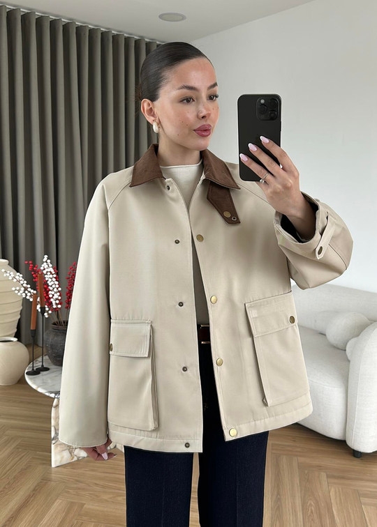 Barbour Kapitone Dolgulu Ceket TAŞ
