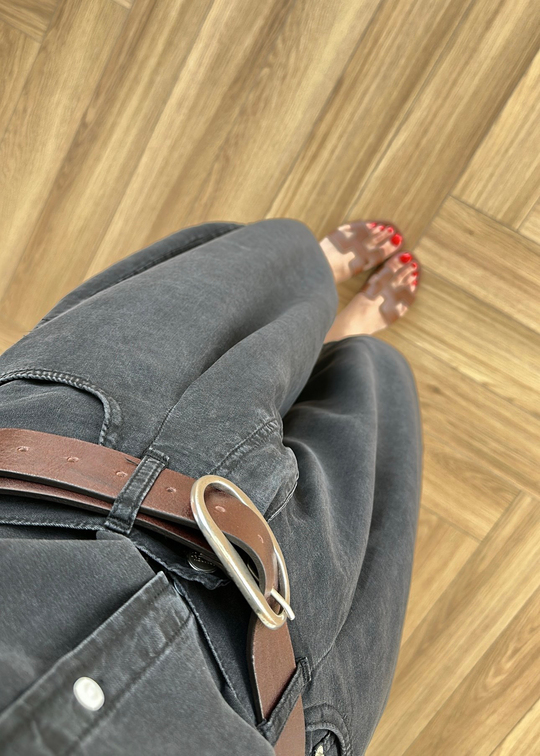 Barrel Jean SİYAH