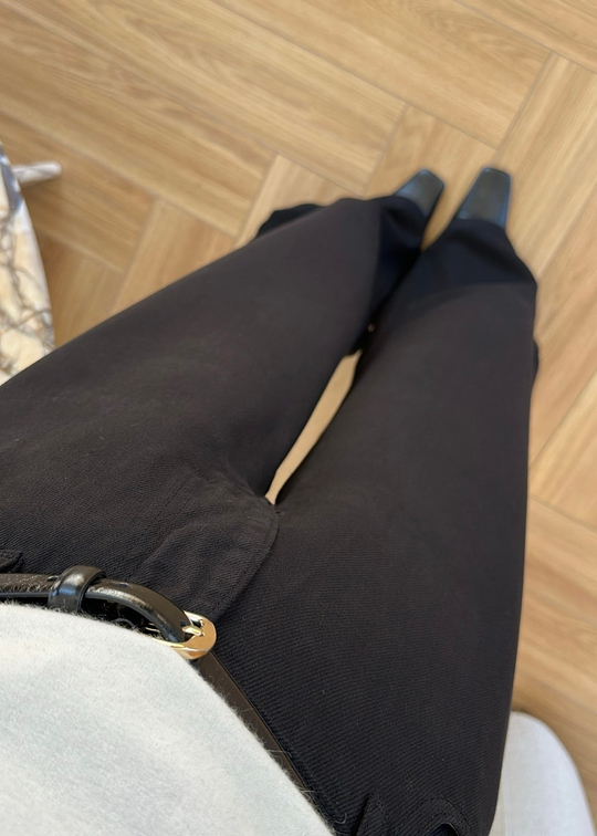 Beli Lastikli Tensel Karışımlı Jean SİYAH
