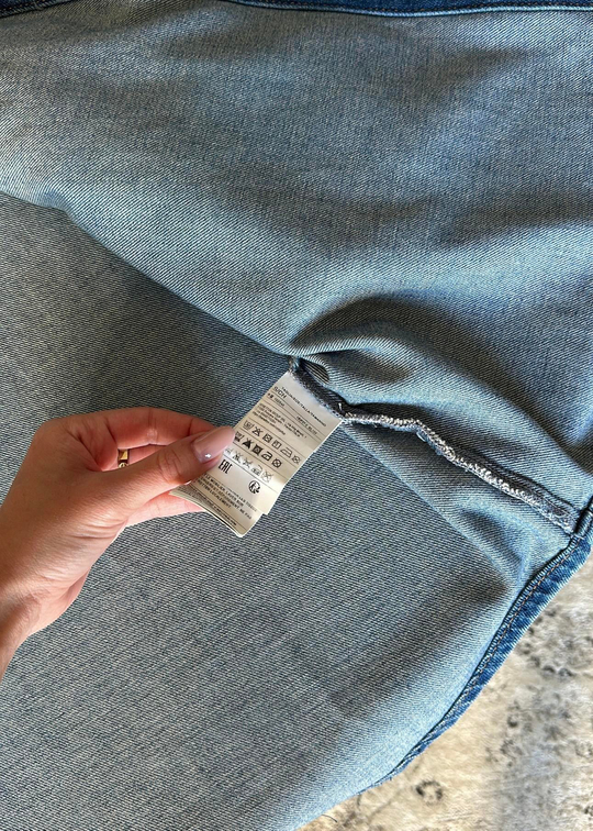 Benetton Denim Ceket Koyu Mavi