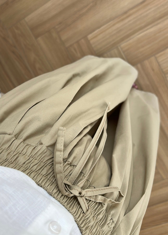 Bol Poplin Pantolon CAMEL