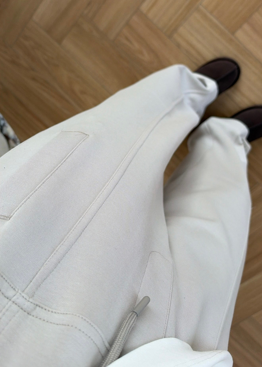 Çıtçıtlı Scuba Pantolon TAŞ