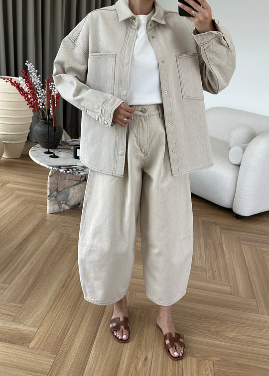 Cs Denim Ceket NATUR