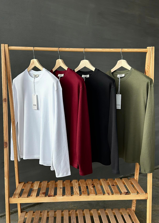 CS Uzun Kol Basic Tişört HAKİ