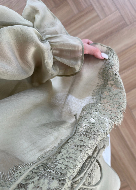 Dantelli Transparan Kimono ÇAĞLA