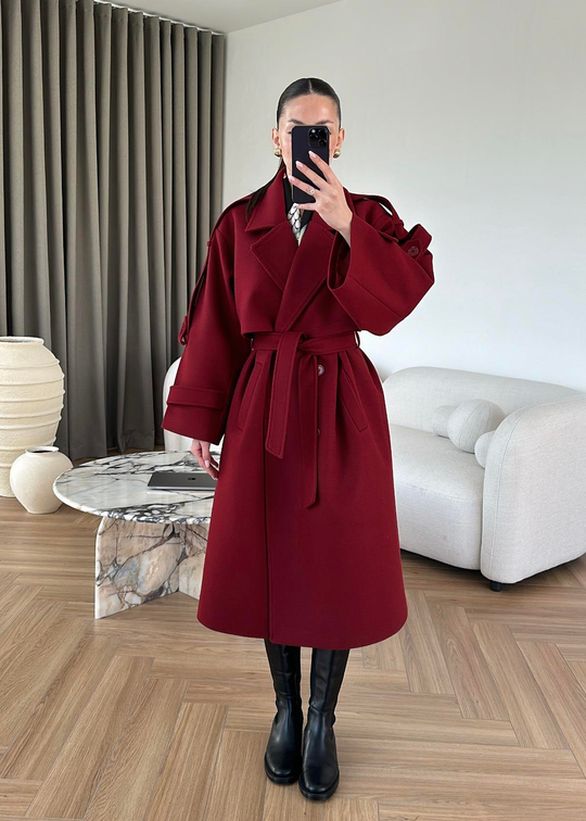Diena Kuşaklı Kaban BORDO