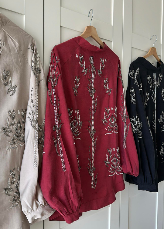 Dolce İşlemeli Kimono BEJ