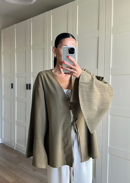 Efil Keten Kimono HAKİ