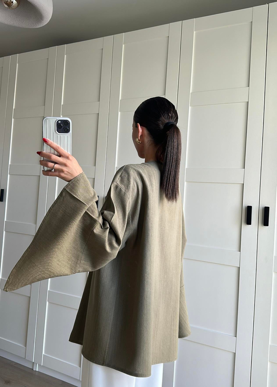 Efil Keten Kimono HAKİ
