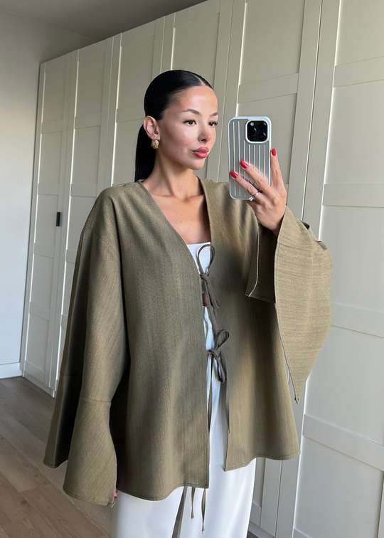 Efil Keten Kimono HAKİ
