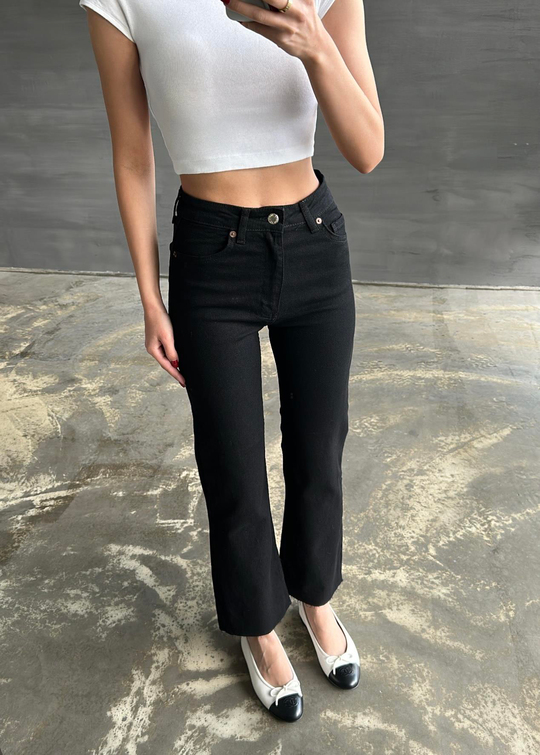 Flare Jean SİYAH