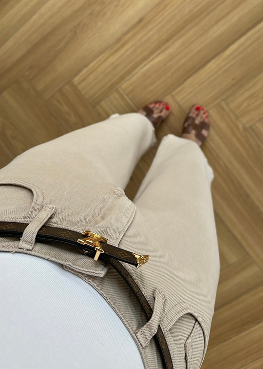 Freeze Denim Tensel Pantolon BEJ