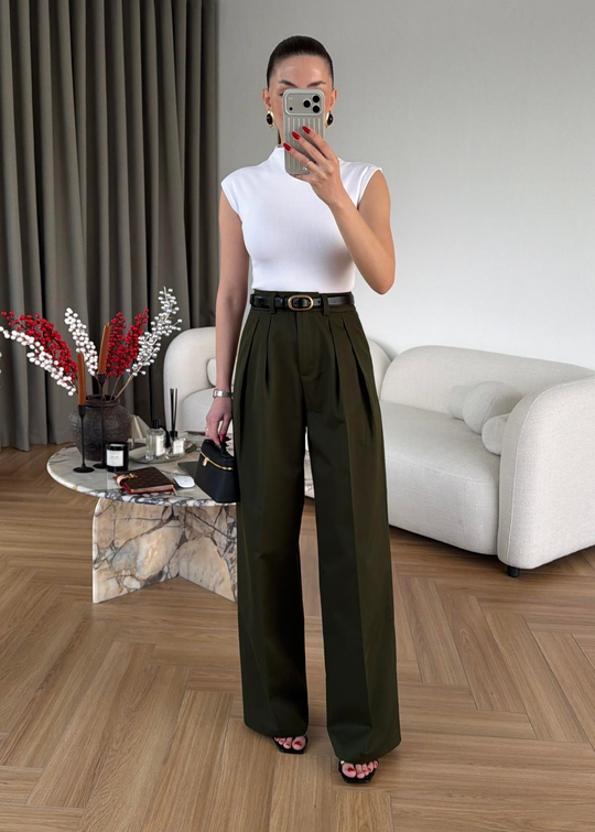 Gabardin Premium Pantolon HAKİ