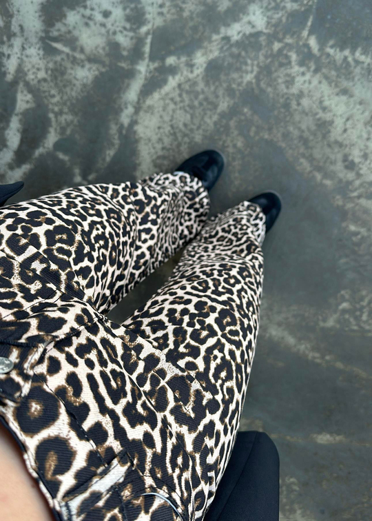 Geniş Paçalı Leopar Jean RENKLİ