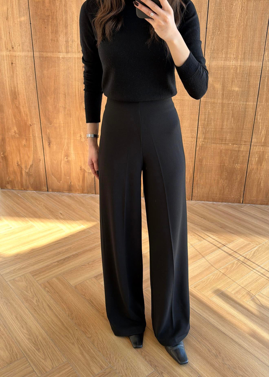 Hanna Likralı Pantalon SİYAH