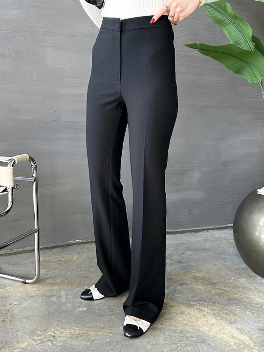 İspanyol Dilvin Kumaş Pantolon SİYAH