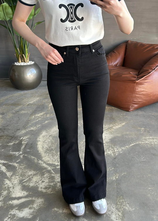 İspanyol Premium Jean SİYAH
