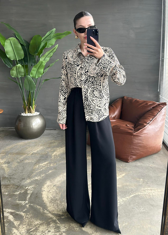 Javanez Batik Premium Gömlek RENKLİ