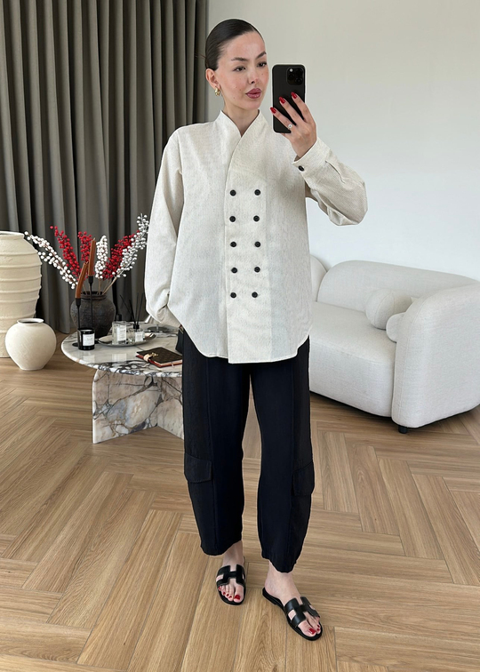Kargo Cepli Pantolon SİYAH
