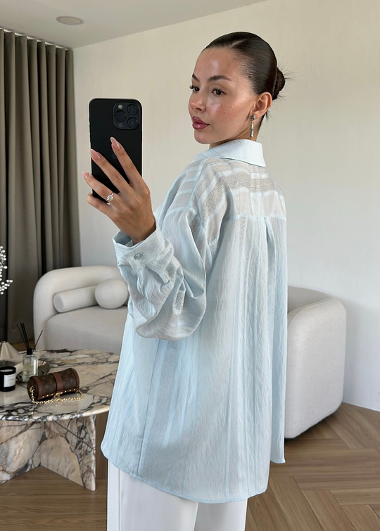 Katerina Rahat Gömlek BEBE MAVİ
