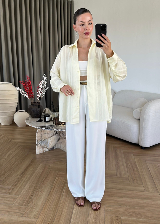 Katerina Rahat Gömlek SARI