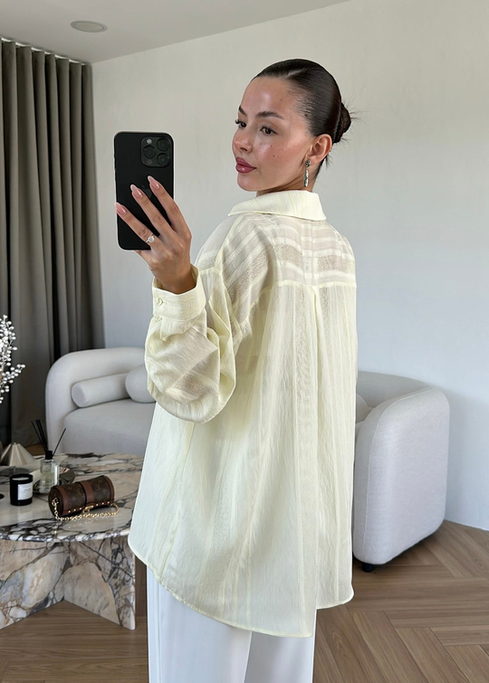 Katerina Rahat Gömlek SARI