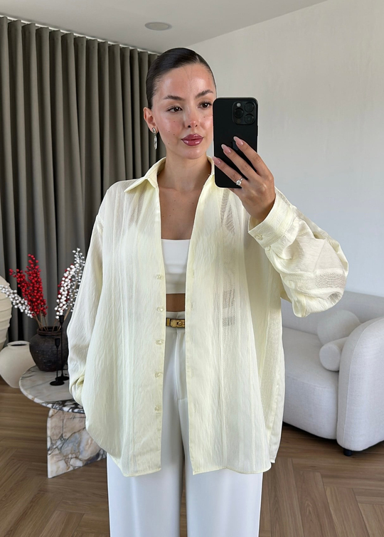 Katerina Rahat Gömlek SARI