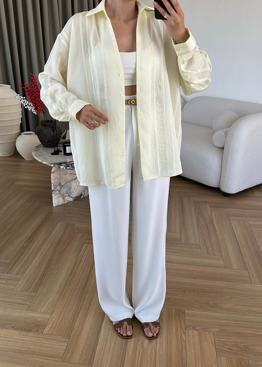 Katerina Rahat Gömlek SARI