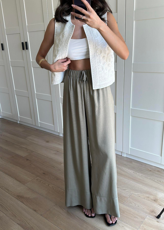 Keten Pantolon HAKİ