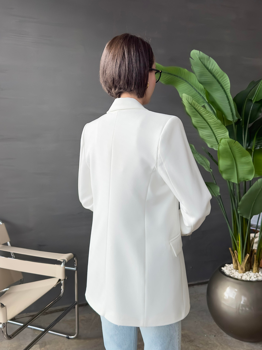 Kruvaze Limited Blazer BEYAZ