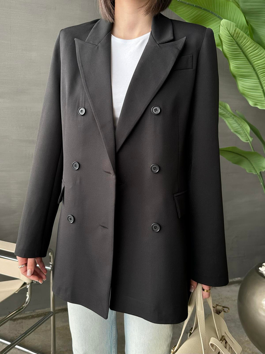 Kruvaze Limited Blazer SİYAH
