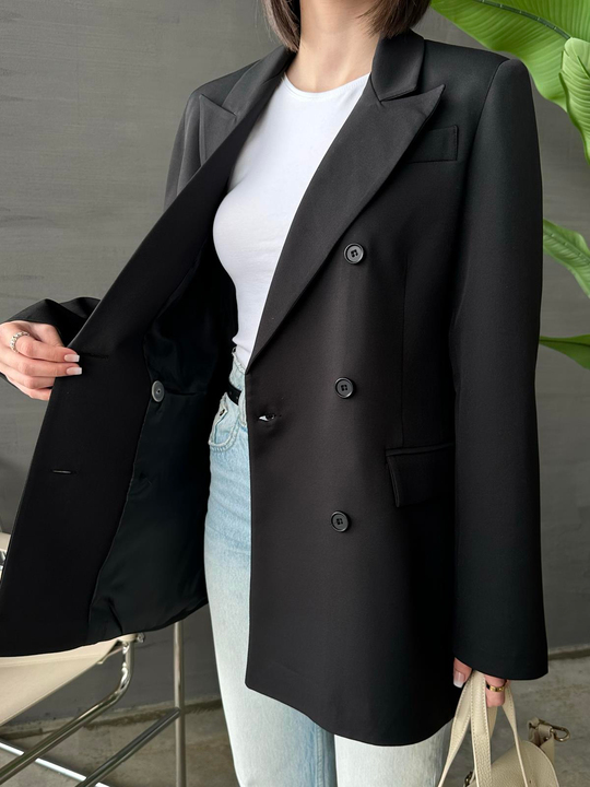 Kruvaze Limited Blazer SİYAH