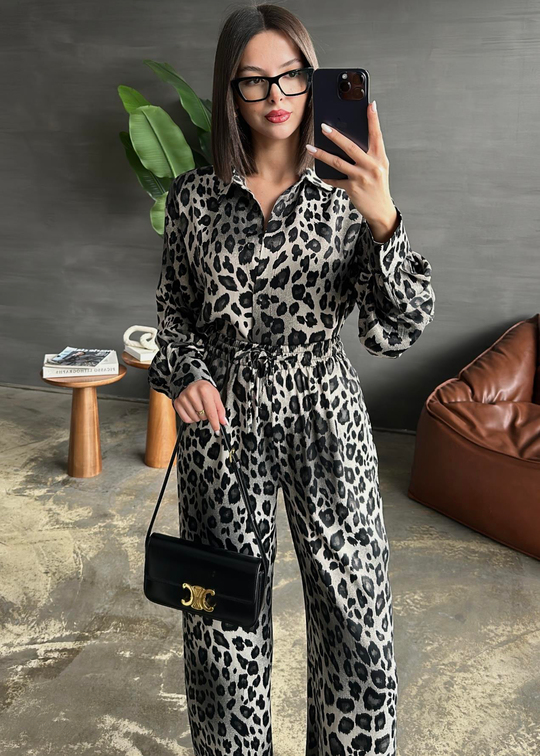 Leopar Premium Takım GRİ