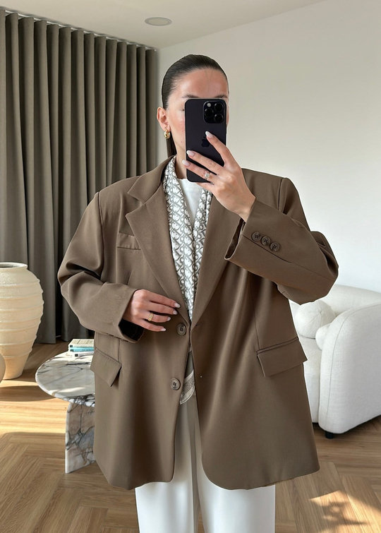 Luba Oversize Ceket HAKİ
