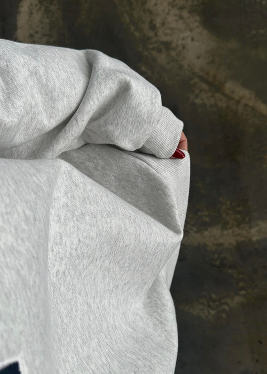 M Nakışlı Sweat GRİ