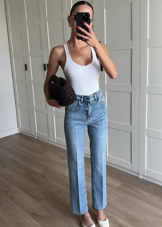 Madison Boru Paça Jean AÇIK MAVİ