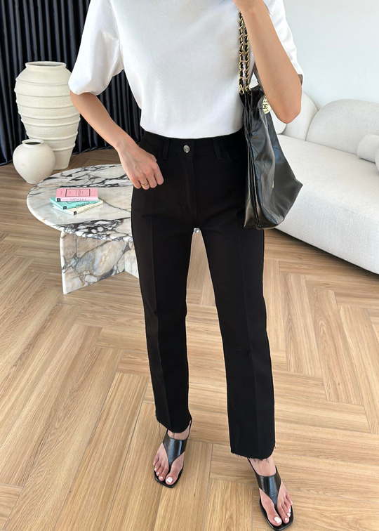 Madison Boru Paça Jean SİYAH