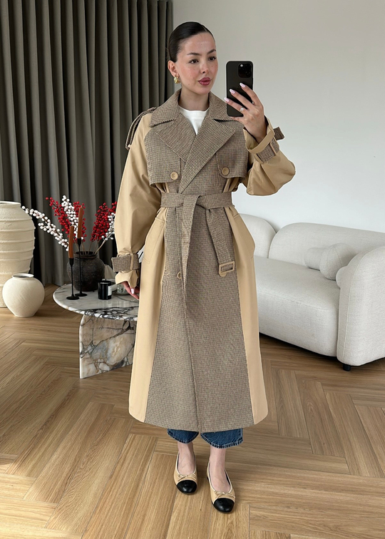 Maren Ekoseli Trençkot CAMEL