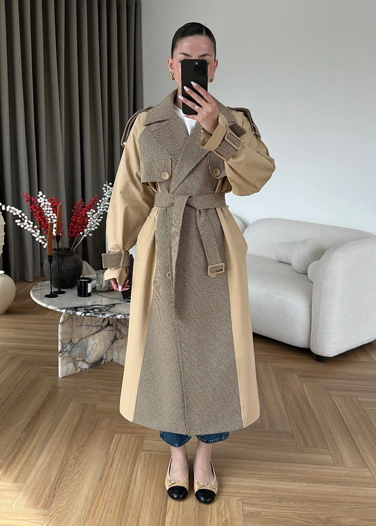 Maren Ekoseli Trençkot CAMEL