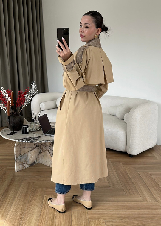 Maren Ekoseli Trençkot CAMEL